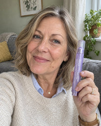 Margaret, 58, holding the sylvie pen