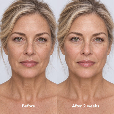 Before and after two weeks